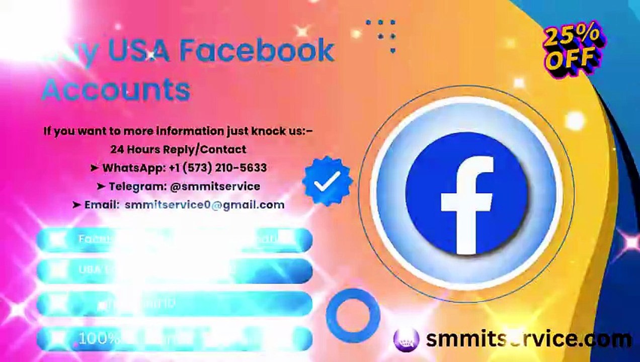 Best 16 site to Buy USA Facebook Accounts New & Aged