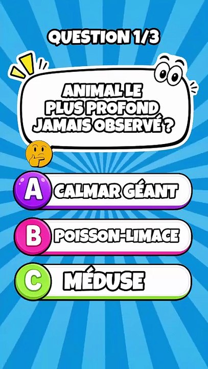 Quiz océans — Les questions que personne ne trouve