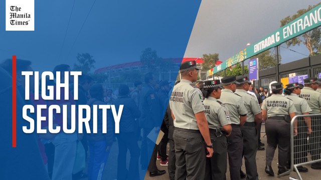High security presence at Estadio Azteca ahead of World Cup opener