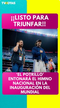 ¡¡Llegó el día!! Alejandro Fernández, listo para entonar el Himno Nacional en la inauguración del Mundial