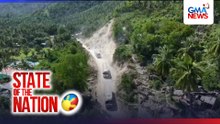 Tubig at iba pang tulong, hiling ng mga biktima ng lindol; kalsadang nabiyak, nadaraanan na | SONA