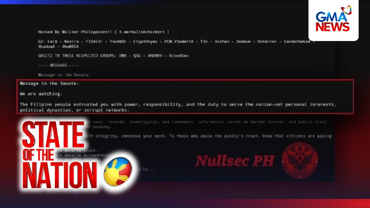 Senate website, hinack | SONA