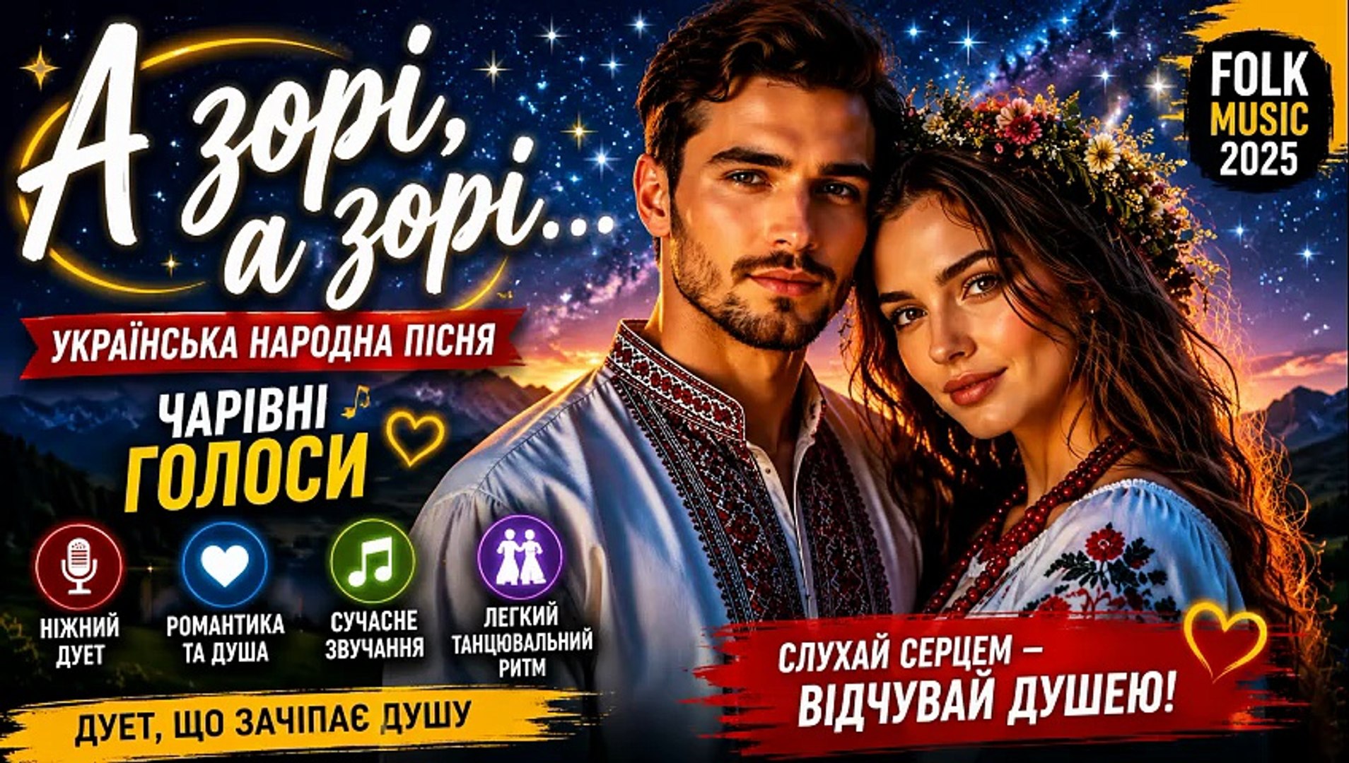 ⁣🌟And the Stars, and the Stars... | Ukrainian Folk-Pop Duet | Traditional Meets Modern Music