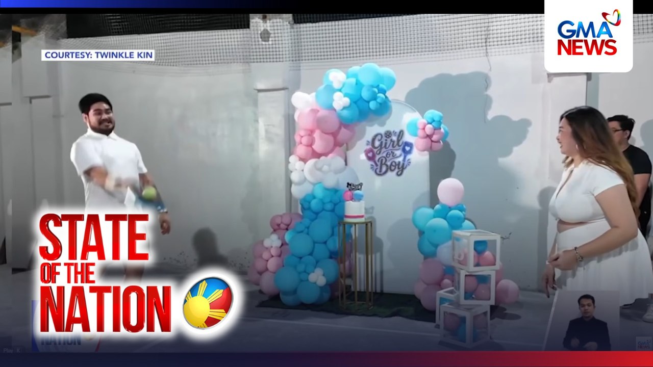 Gender reveal via pickleball | SONA