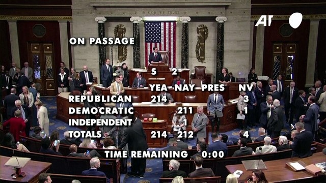 Congreso de EEUU aprueba USD 70.000 millones para ofensiva migratoria de Trump