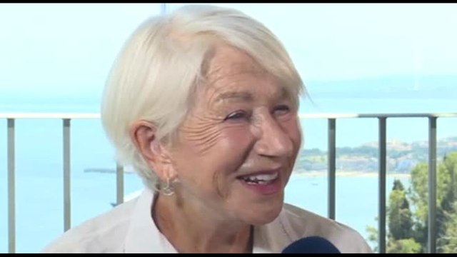 Taormina, Helen Mirren: Zalone? Spero mi voglia nel suo prossimo film