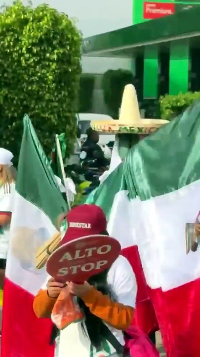 Manifestantes pro Palestina cortan calles e intentan boicotear el inicio del Mundial en México
