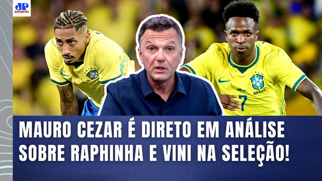 ISSO PRECISA SER DITO, cara! Se o RAPHINHA e o VINICIUS JÚNIOR NÃO... MAURO CEZAR FALA da SELEÇÃO!