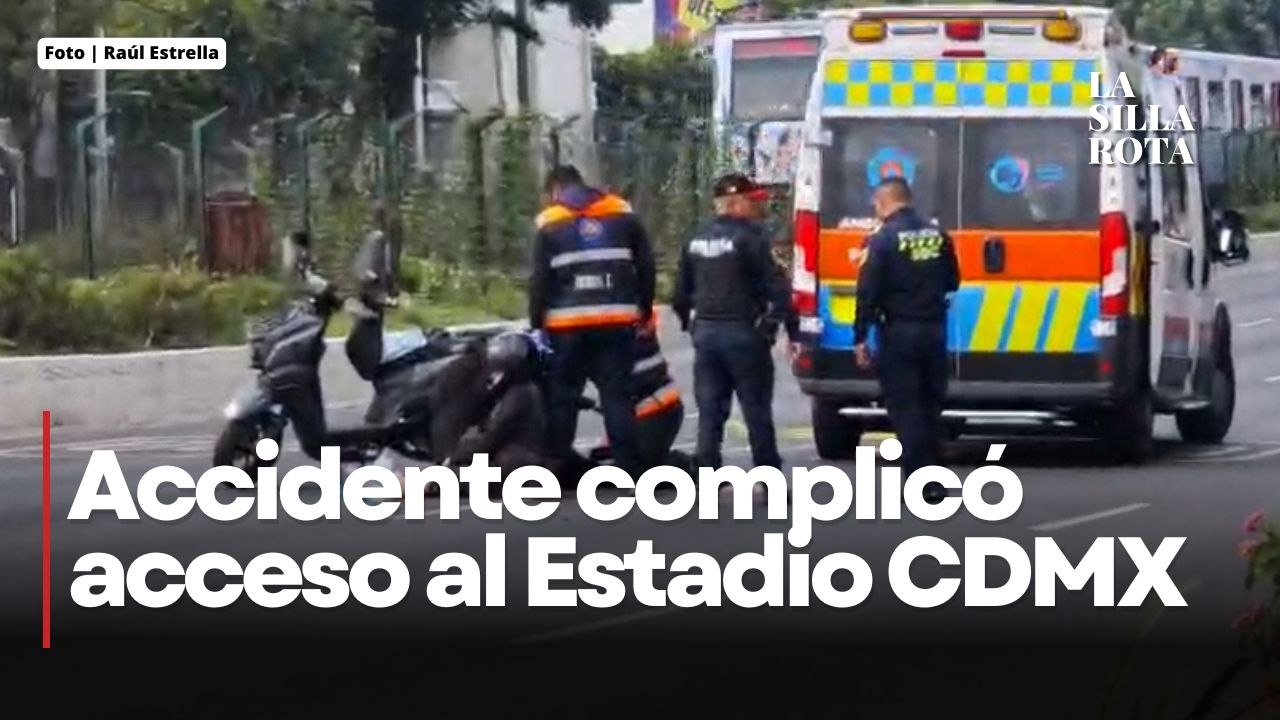 Accidente cerró Tlalpan en día inaugural del Mundial