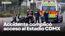 Accidente cerró Tlalpan en día inaugural del Mundial
