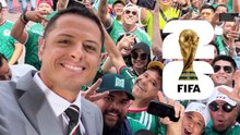 Chicharito Hernández con la gente desde el Estadio Ciudad de México