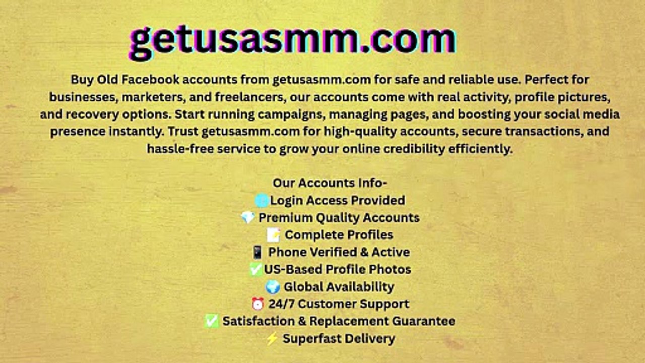 How & Where to Buy Aged Facebook Accounts ...