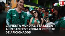 A reventar: Fan Fest del Zócalo se llena por inauguración del Mundial 2026