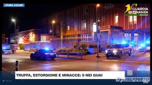 Video News - Truffa, estorsione e minacce: 9 persone nei guai