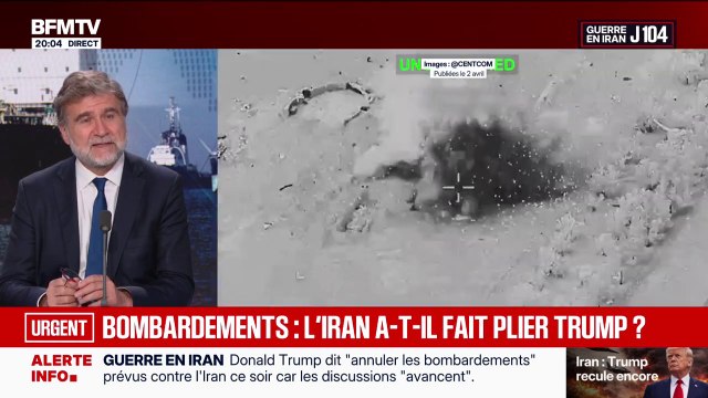Guerre au Moyen-Orient: Donald Trump annonce annuler les frappes américaines prévues ce soir contre l'Iran