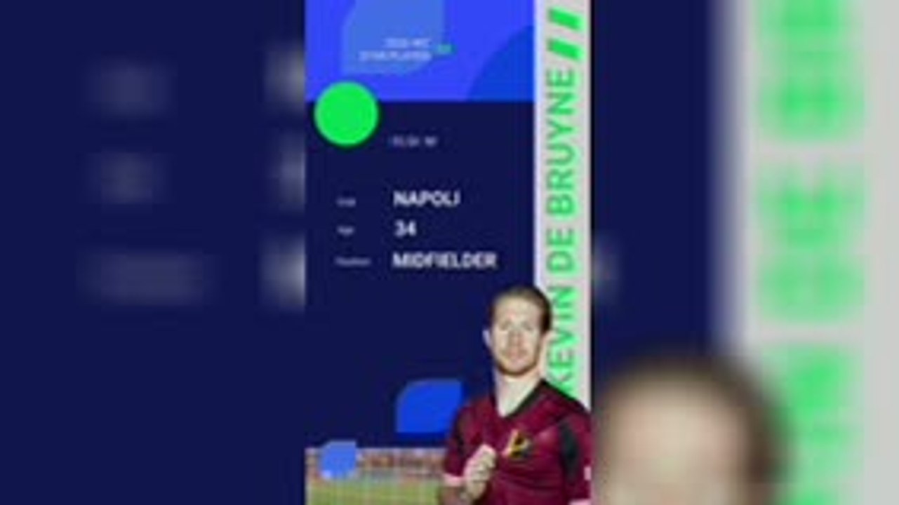 2026 World Cup Star Player - Kevin De Bruyne