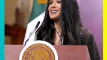 Captamos a Salma Hayek a su salida del Estadio Ciudad de México