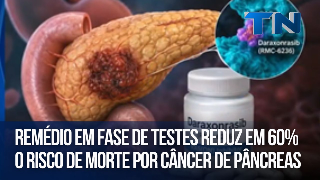 Remédio em fase de testes reduz em 60% o risco de morte por câncer de pâncreas