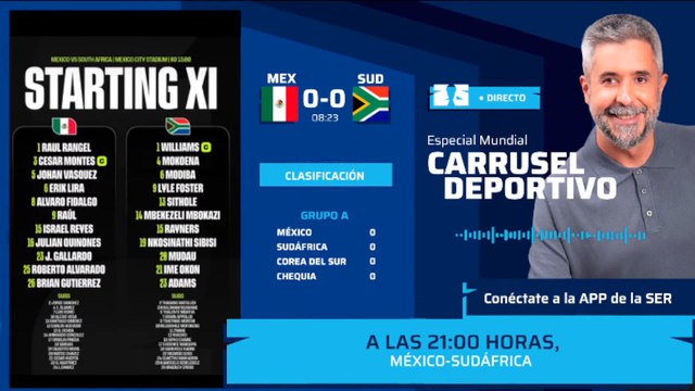El gol de Julián Quiñones en el México vs. Sudáfrica