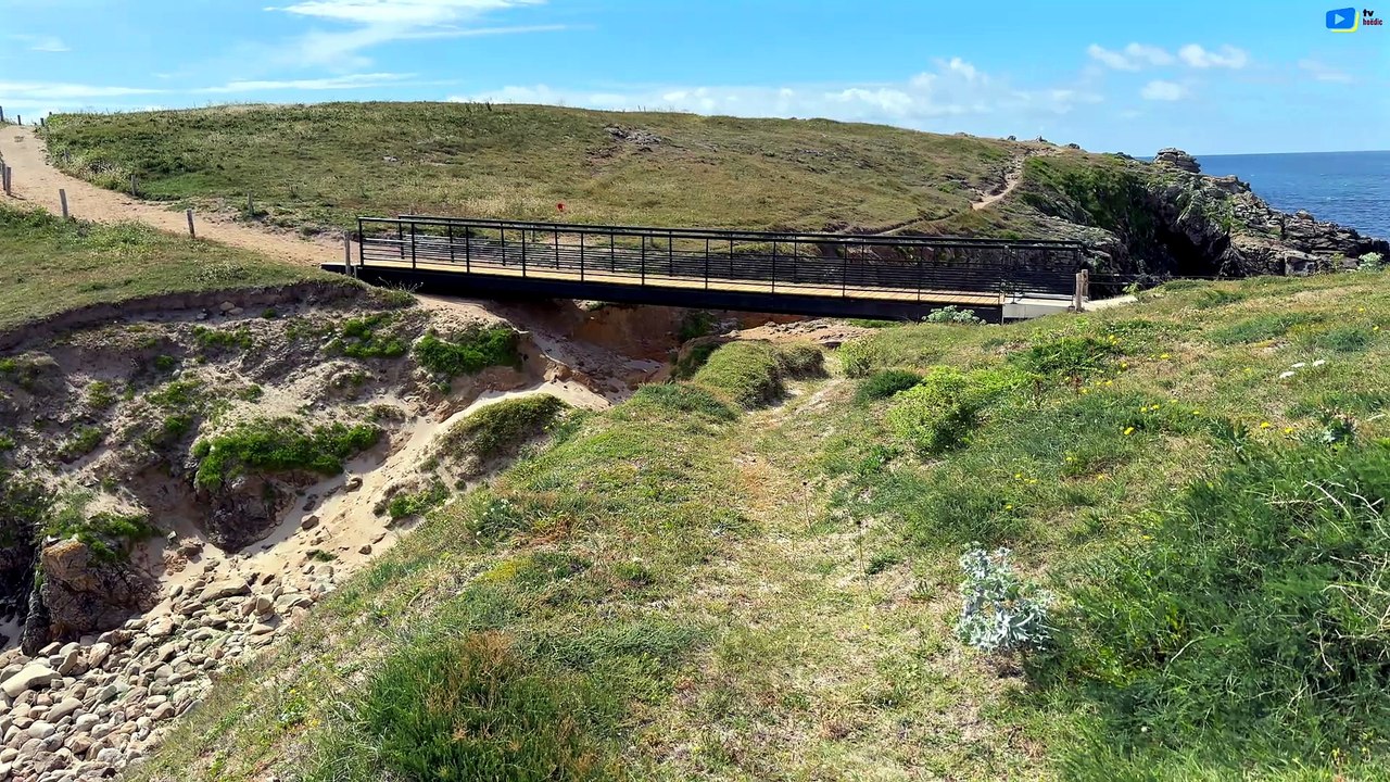Île de Hoëdic  | Passerelle de la Pointe du Vieux Château | Hoëdic TV