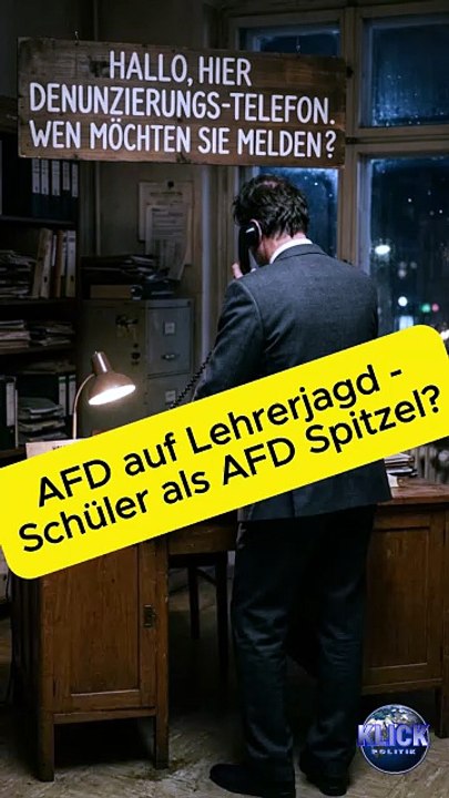 AFD Fischl Eklat -Macht Er Kinder zu Spitzeln für die AFD