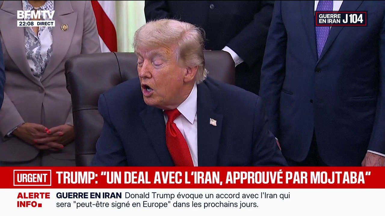 Donald Trump annonce “un deal avec l’Iran, approuvé par Mojtaba Khamenei”