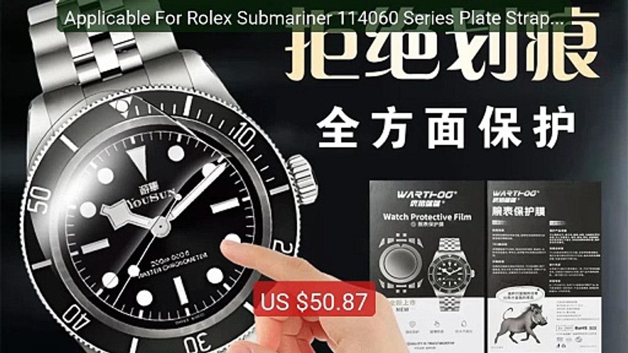 Applicable For Rolex Submariner 114060 Series Plate Strap Mode... -- Hot Deal 2026 | Limited Offer!