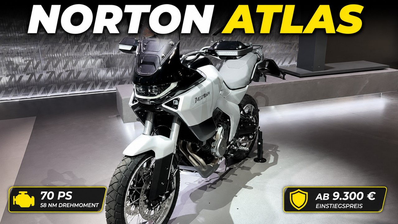 2026 Norton Atlas: Mehr Komfort und Ausstattung für Tourenfahrer
