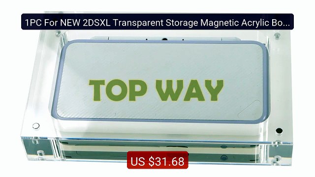 1PC For NEW 2DSXL Transparent Storage Magnetic Acrylic Box For NEW... Best Deal 2026 | Shop Now!