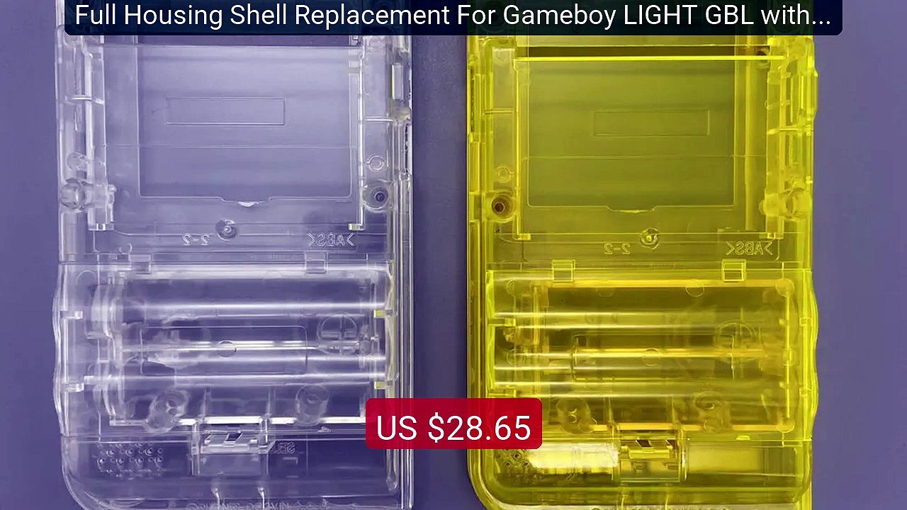 Full Housing Shell Replacement For Gameboy LIGHT GBL with glas... -- Hot Deal 2026 | Limited Offer!