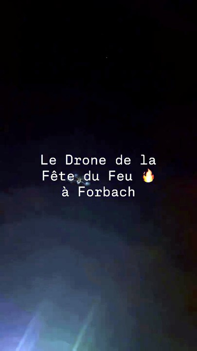 Le Drone de la Fête du Feu 🔥 à Forbach 06 Juin 2026