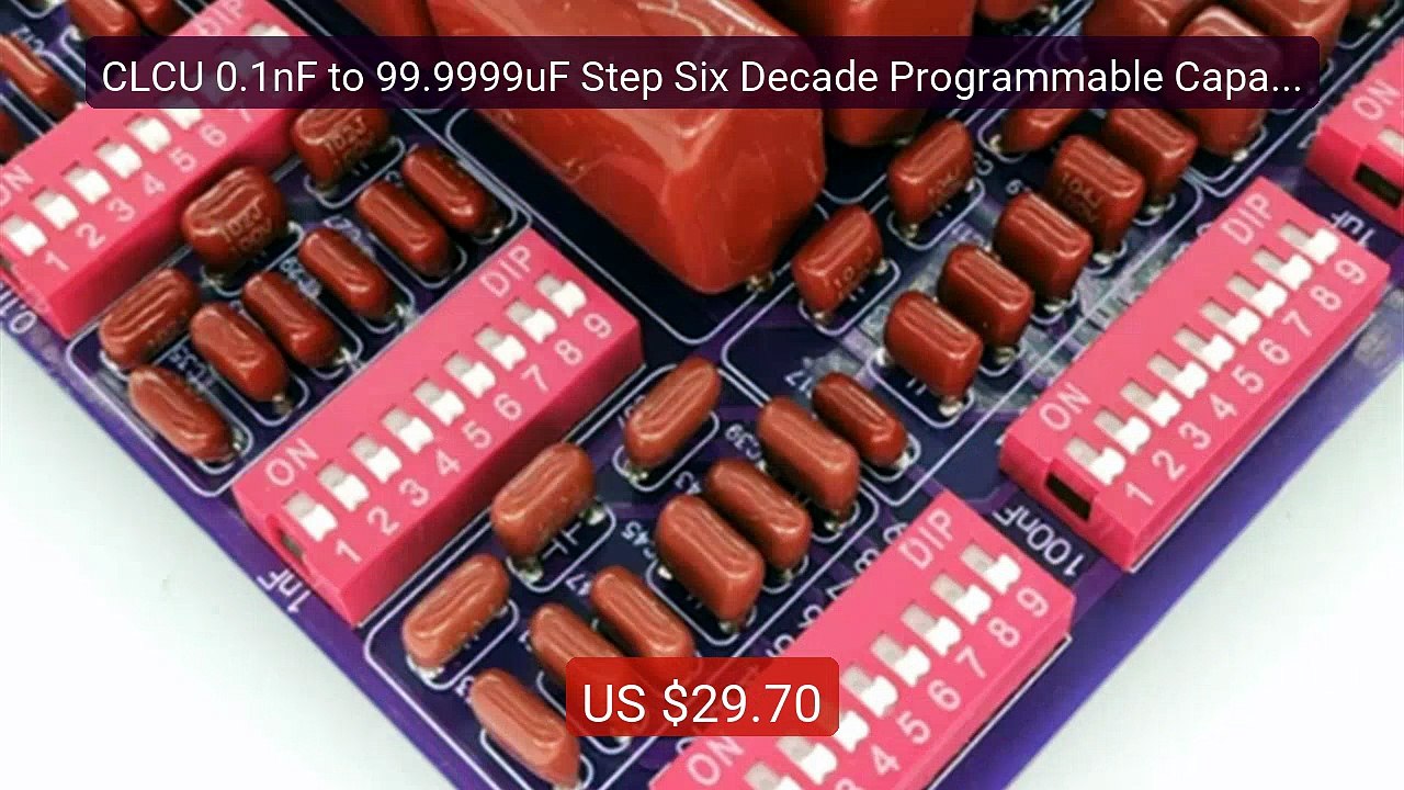 CLCU 0.1nF to 99.9999uF Step Six Decade Programmable Capacitor... -- Hot Deal 2026 | Limited Offer!