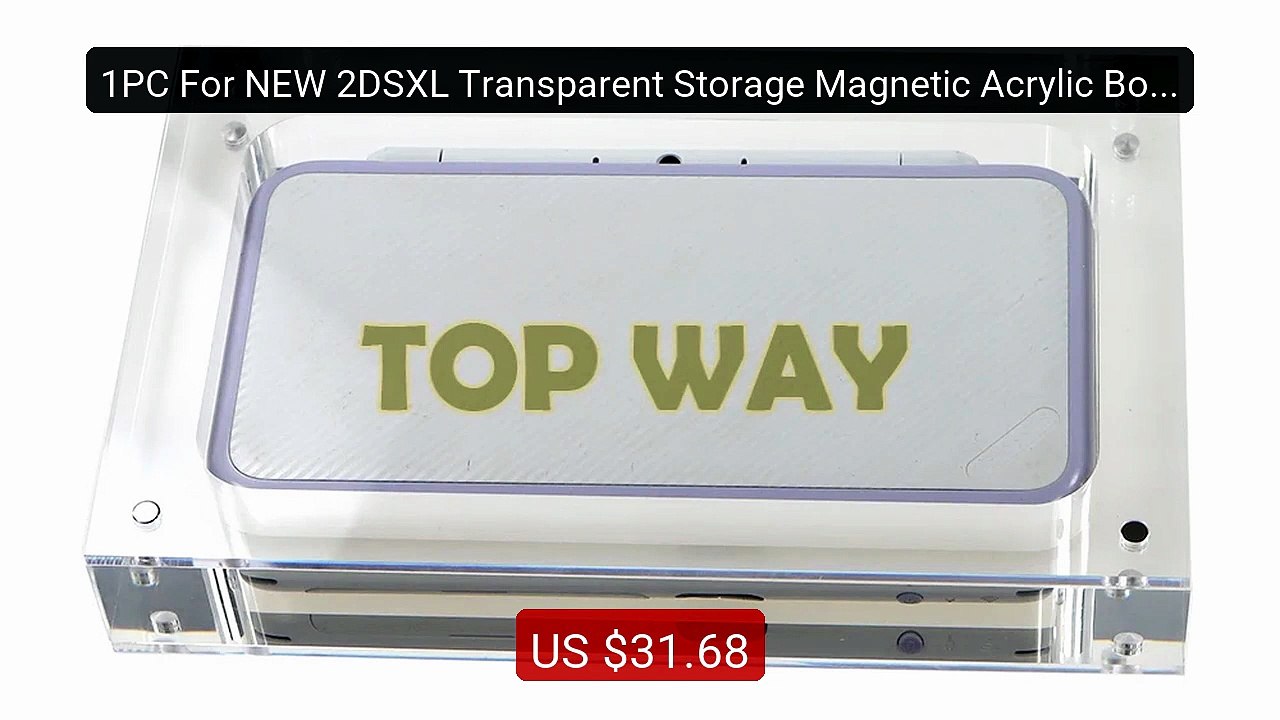 1PC For NEW 2DSXL Transparent Storage Magnetic Acrylic Box Fo... -- Amazing Value 2026 | Must Have!