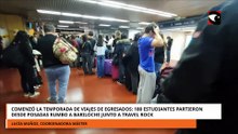 180 estudiantes partieron desde Posadas rumbo a Bariloche junto a Travel Rock.mp4