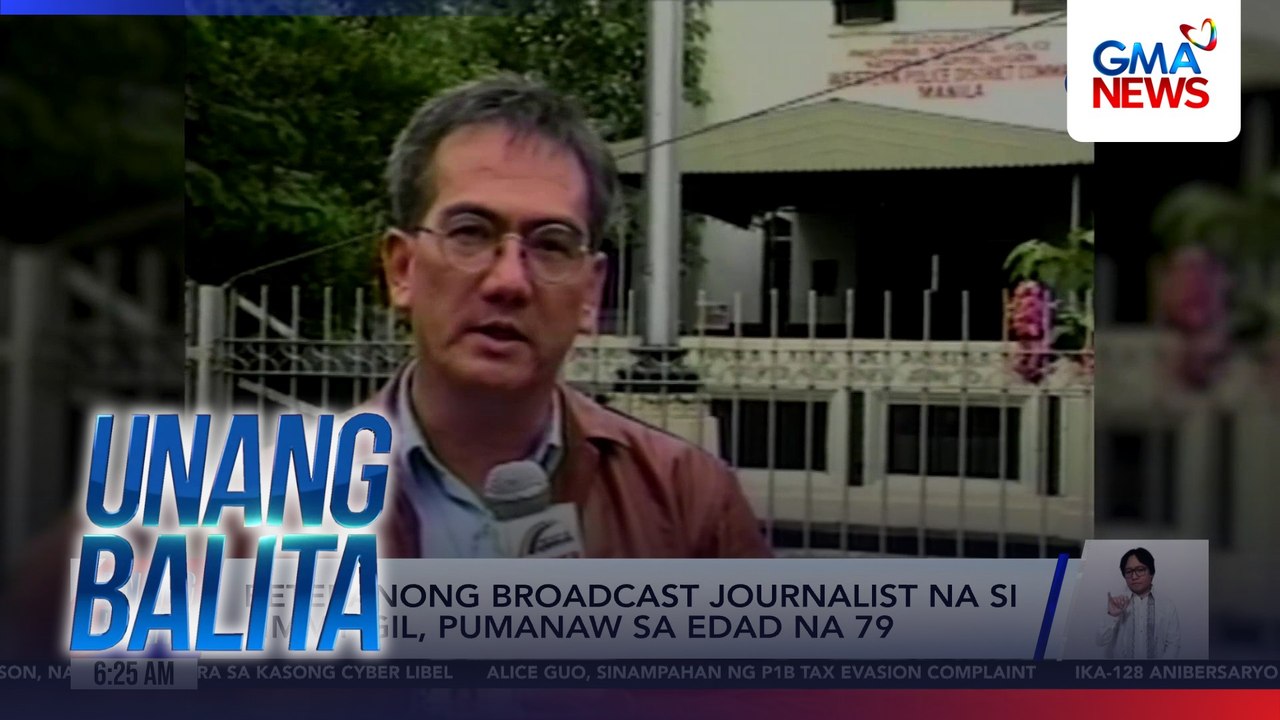 Beteranong broadcast journalist na si Jimmy Gil, pumanaw sa edad na 79 | Unang Balita
