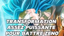 Goku peut rivaliser avec Zeno
