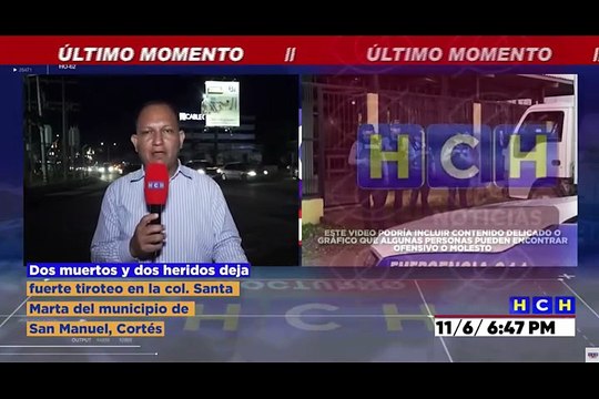 TIROTEO DEJA DOS PERSONAS MUERTAS Y DOS HERIDOS EN UN NEGOCIO DE COMIDAS EN CORTÉS