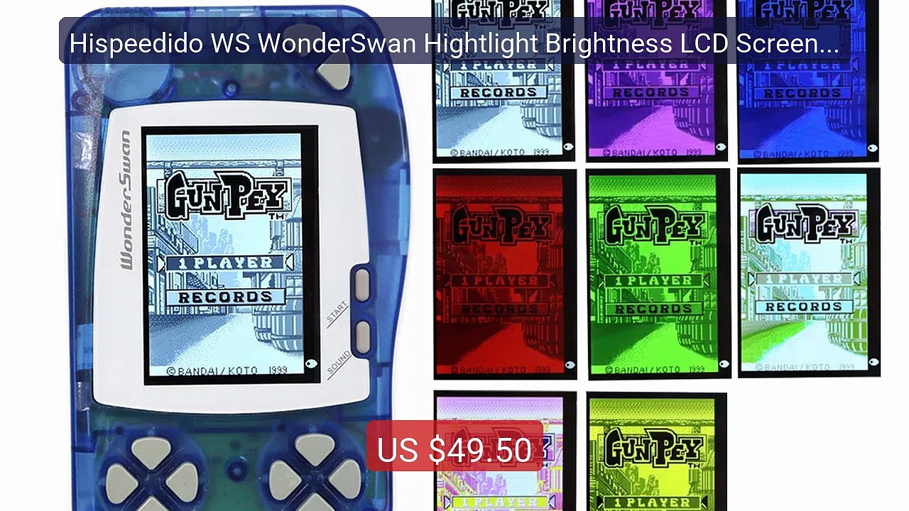 Hispeedido WS WonderSwan Hightlight Brightness LCD Screen Kit ... -- Hot Deal 2026 | Limited Offer!