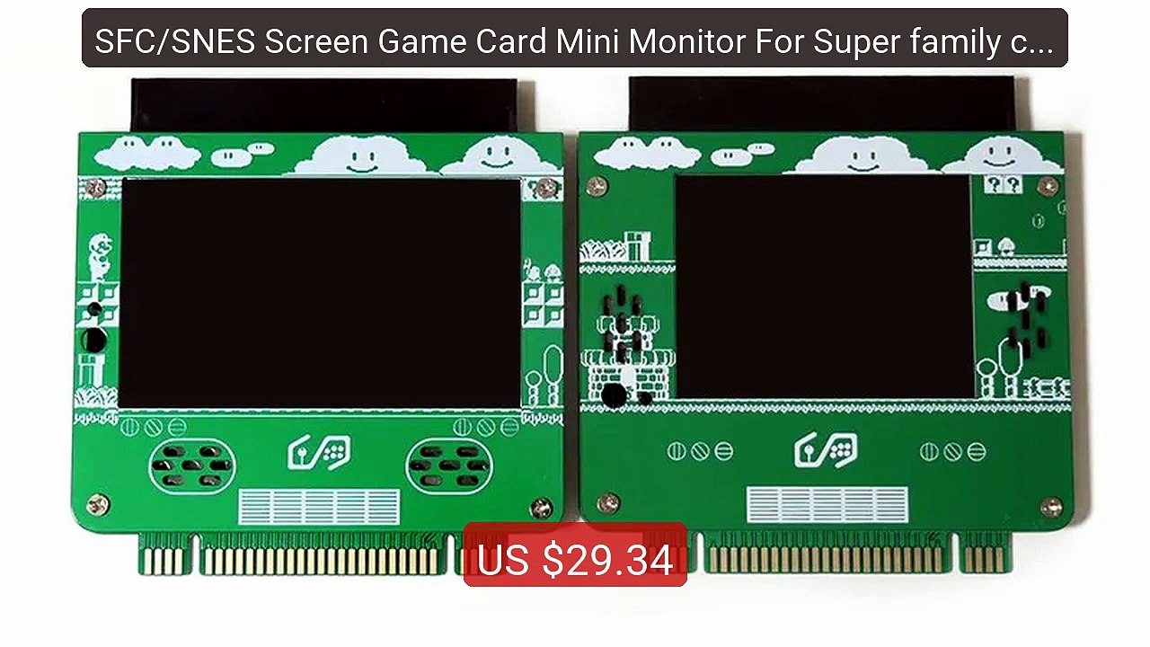 SFC/SNES Screen Game Card Mini Monitor For Super family comput... -- Best Buy 2026 | Great Quality!