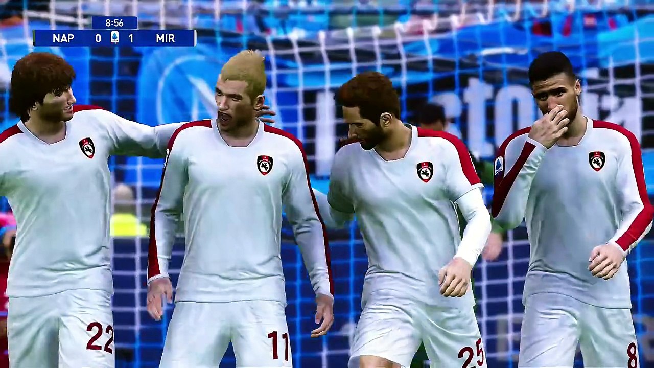 AC Milan vs Napoli  Championship Race Thriller  PES 2021