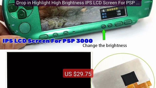 Drop in Highlight High Brightness IPS LCD Screen For PSP 3000 ... Hot Deal 2026 | Limited Offer!