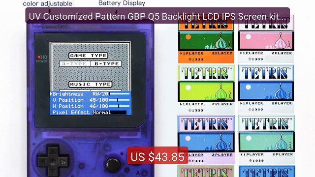 UV Customized Pattern GBP Q5 Backlight LCD IPS Screen kit Typ... Amazing Value 2026 | Must Have!