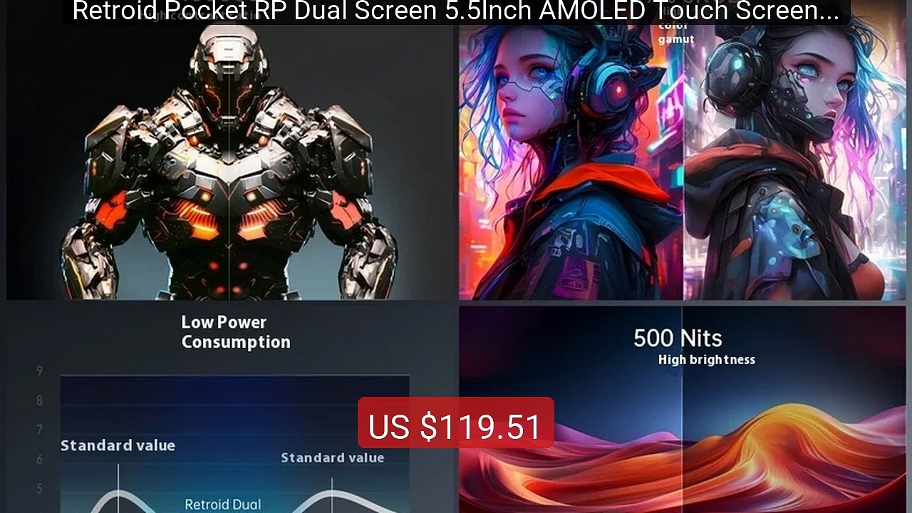 Retroid Pocket RP Dual Screen 5.5Inch AMOLED Touch Screen B... -- Top Pick 2026 | Unbeatable Price!