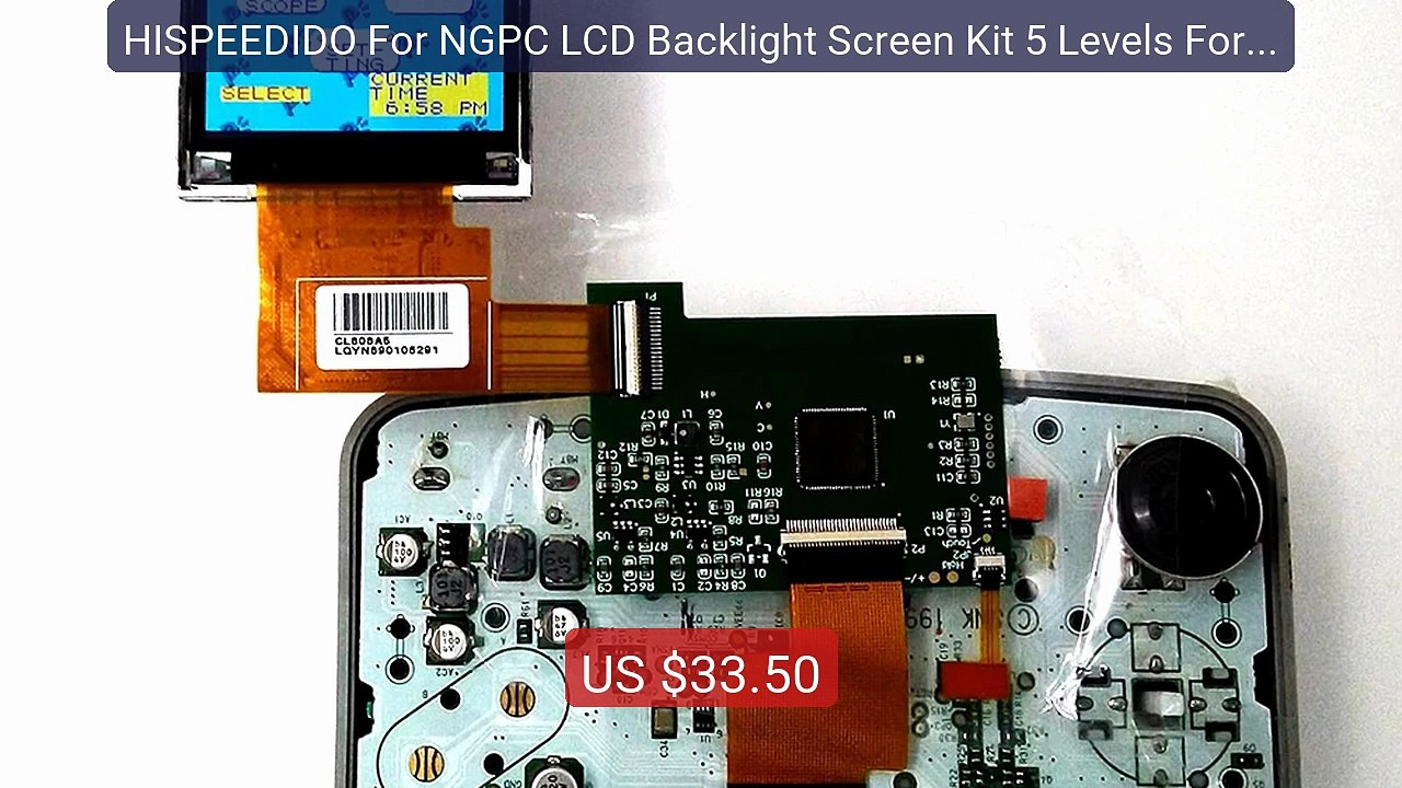 HISPEEDIDO For NGPC LCD Backlight Screen Kit 5 Levels For SNK Neo G... -- Top Rated 2026 | Buy Now!