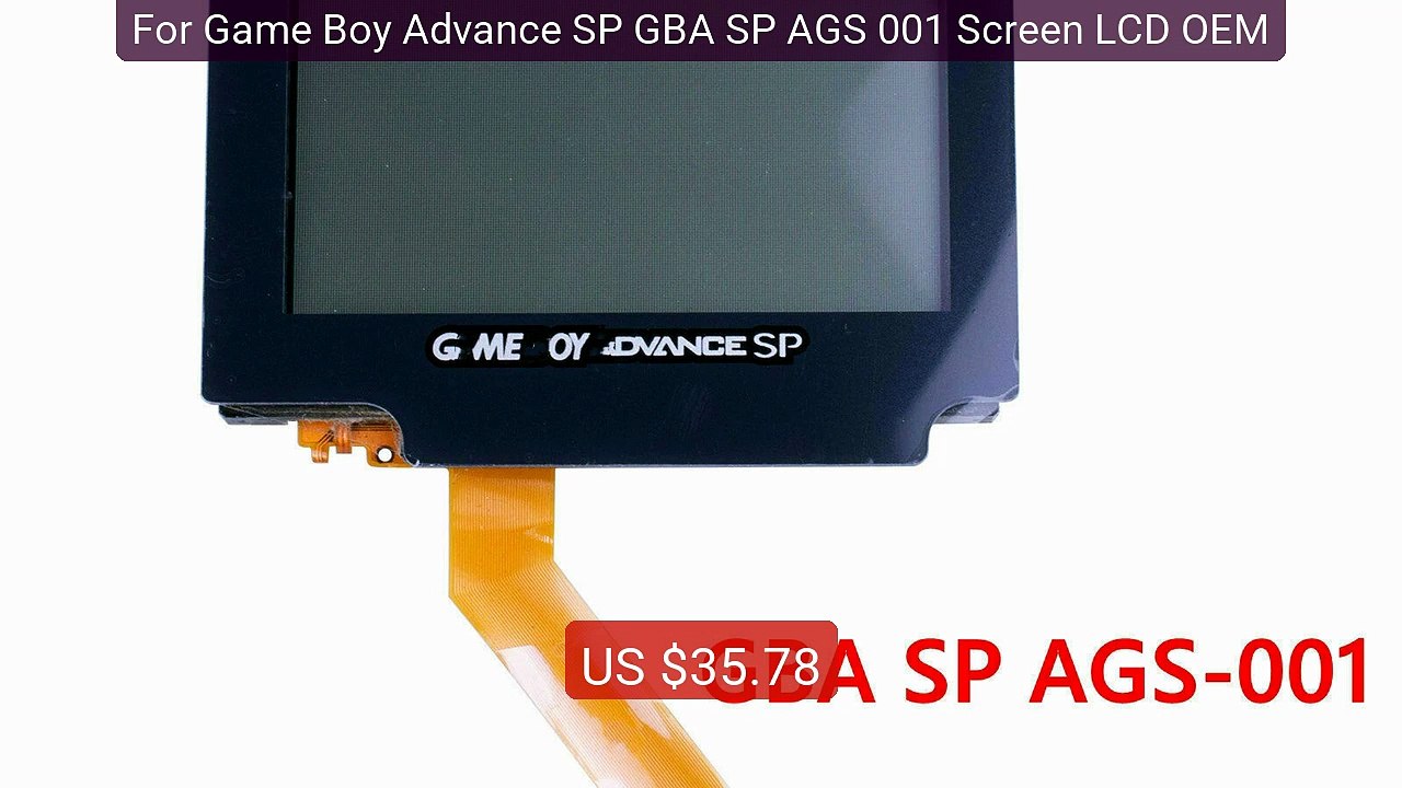 For Game Boy Advance SP GBA SP AGS 001 Screen LCD OEM -- Top Pick 2026 | Unbeatable Price!