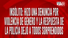Hizo una denuncia por violencia y la policia lo desestimo