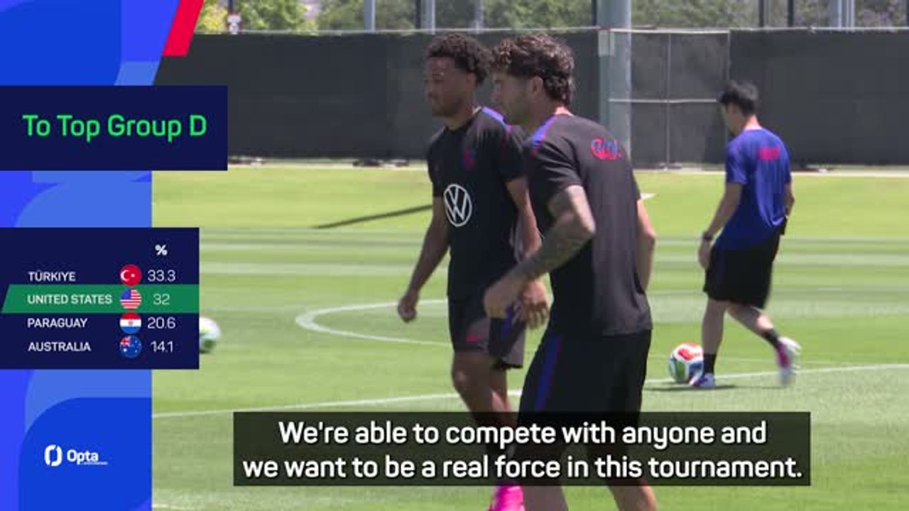 Pulisic says the United States are a force at the World Cup