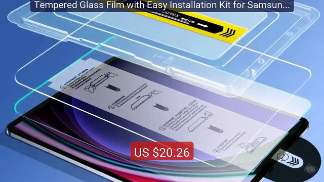 Tempered Glass Film with Easy Installation Kit for Samsung Ga... Amazing Value 2026 | Must Have!