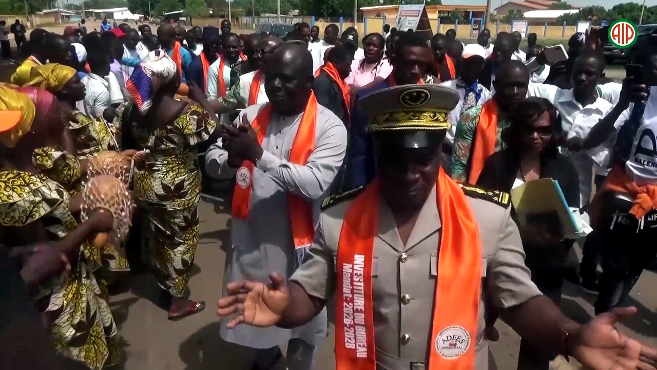 Région-Sinématiali / Cérémonie d’investiture du 8ᵉ président de l’Association départementale des élèves et étudiants de Sinématiali