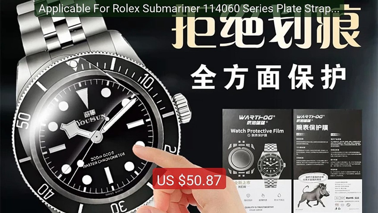 Applicable For Rolex Submariner 114060 Series Plate Strap Models W... -- Best Deal 2026 | Shop Now!